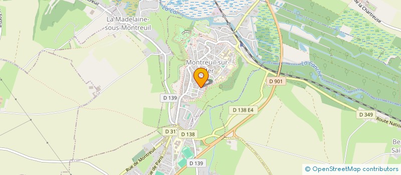 localisation de l'entreprise CIRQ'O VENT  MONTREUIL-SUR-MER