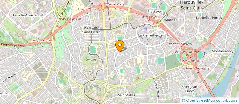 localisation de l'entreprise CIRQUE 0 à CAEN