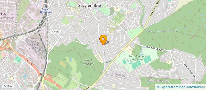 localisation de l'entreprise CIRQUE A SOUHAIT à SUCY-EN-BRIE