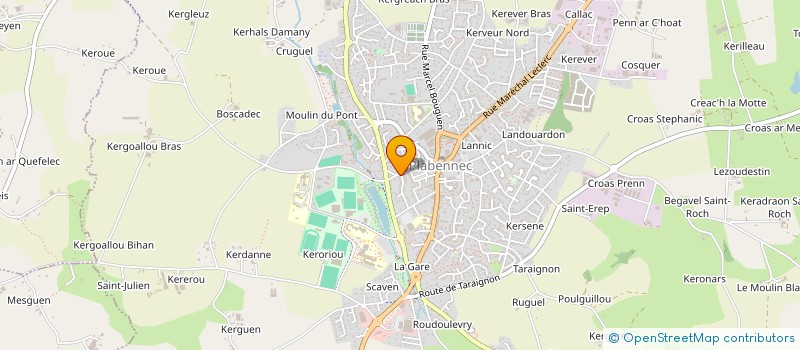 localisation de l'entreprise CIRQUE CIEL à PLABENNEC