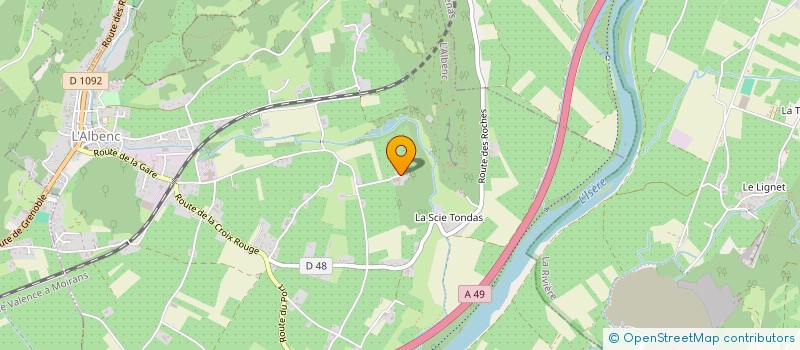 localisation de l'entreprise CIRQUE FILYFOLIA  L'ALBENC