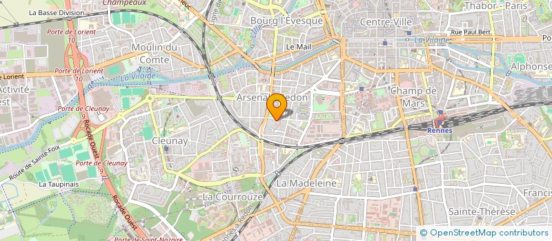 localisation de l'entreprise CIRQUE I LOVE YOU  RENNES