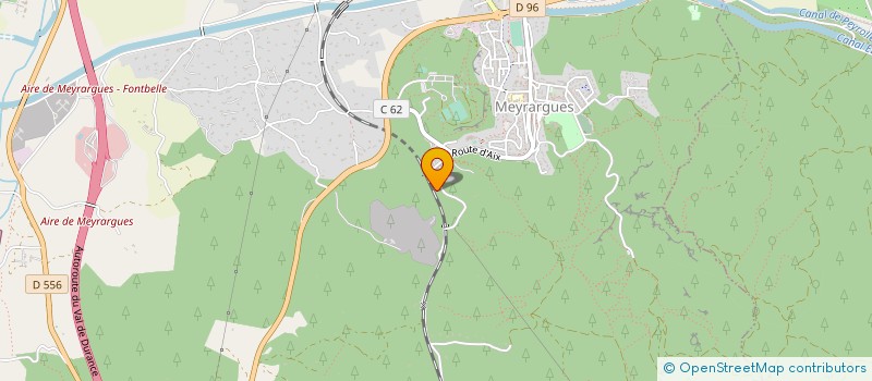 localisation de l'entreprise CIRQUE INDIGO  MEYRARGUES