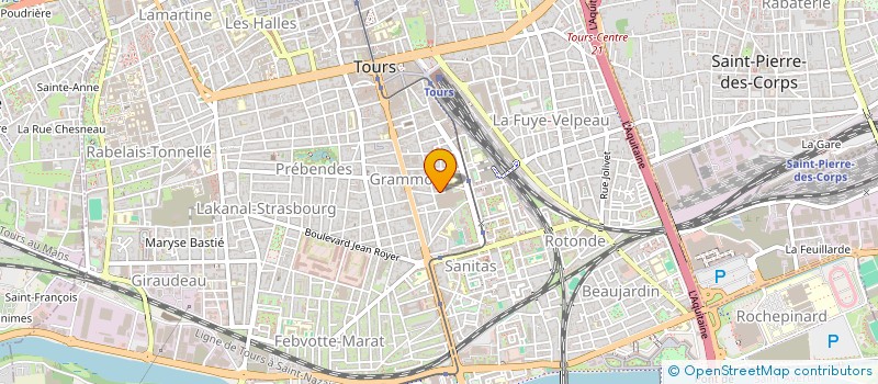 localisation de l'entreprise CIRQUE ITINERANT DU VAL-DE-LOIRE  TOURS