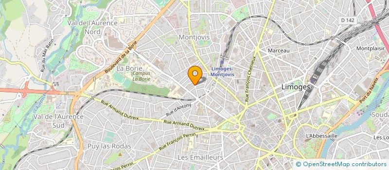 localisation de l'entreprise CIRQUE SANS RAISONS à LIMOGES