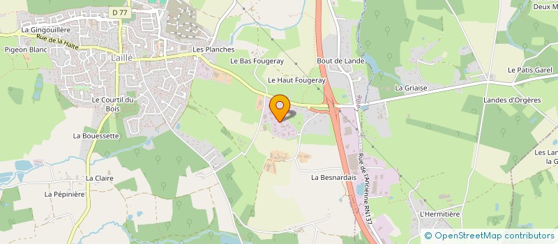 localisation de l'entreprise CIRREIP 2  LAILLE