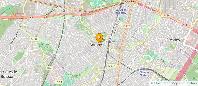 localisation de l'entreprise CIRROCUMULUS à ANTONY