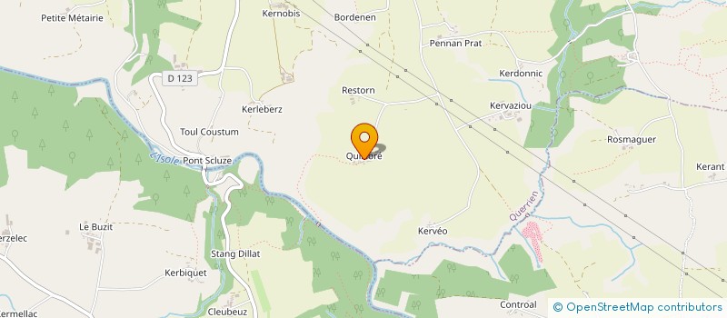 localisation de l'entreprise CIRRUS  QUERRIEN