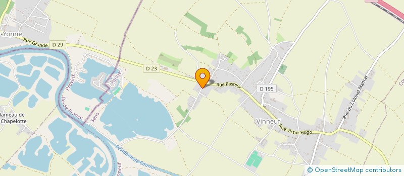 localisation de l'entreprise CIRRUS  VINNEUF