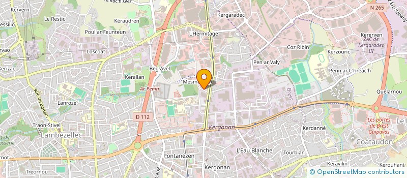 localisation de l'entreprise CIRRUS  BREST