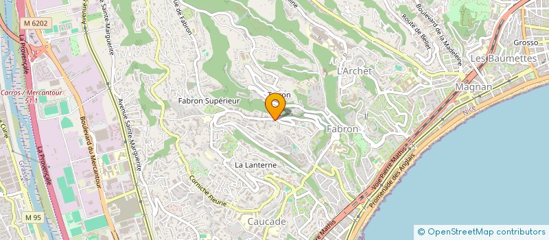 localisation de l'entreprise CIRRUS  NICE