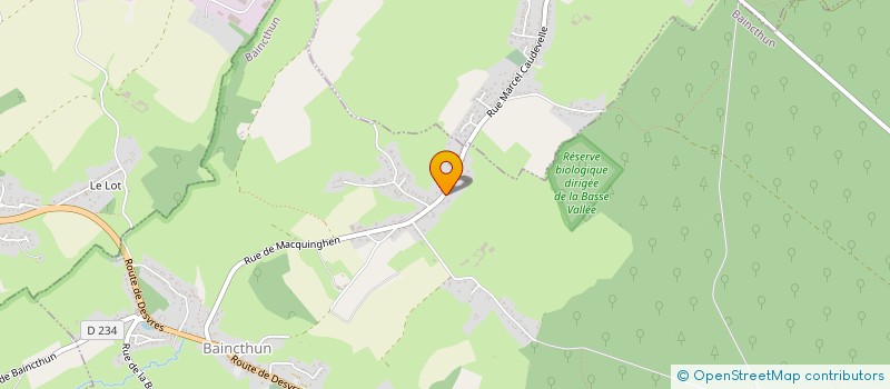 localisation de l'entreprise CIRRUS LOGICIELS  BAINCTHUN