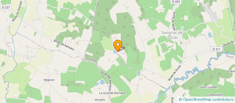 localisation de l'entreprise CIRRUS PARK CONSULTING  SAVIGNAC-DE-DURAS