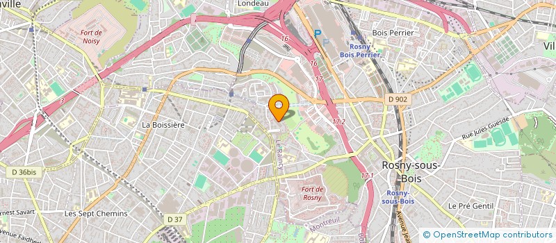 localisation de l'entreprise CIRTA à ROSNY-SOUS-BOIS