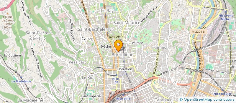 localisation de l'entreprise CIRTA à NICE