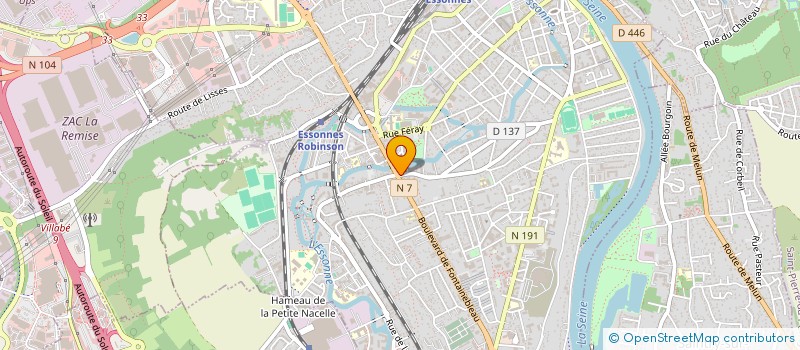 localisation de l'entreprise CIRTA à CORBEIL-ESSONNES