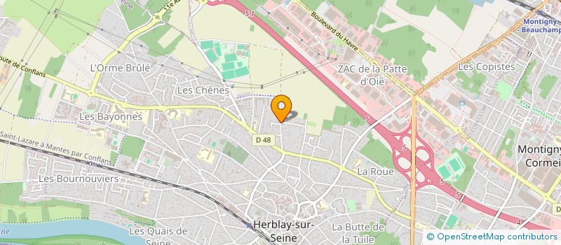 localisation de l'entreprise CIRTAP  HERBLAY-SUR-SEINE