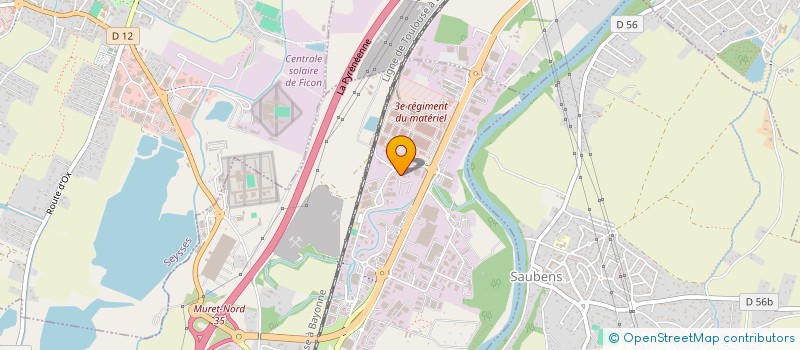 localisation de l'entreprise CIRUSE  MURET