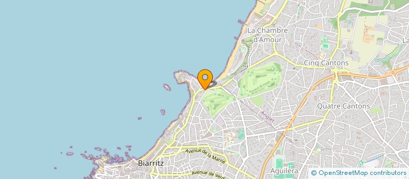 localisation de l'entreprise CIS à BIARRITZ
