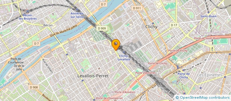 localisation de l'entreprise CIS CABLES à LEVALLOIS-PERRET