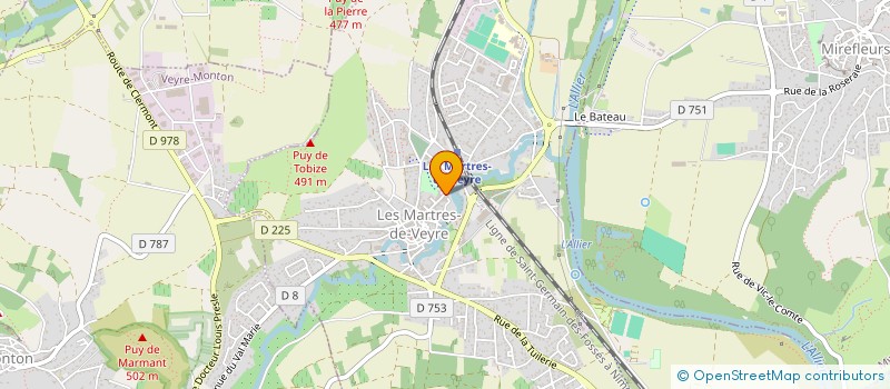 localisation de l'entreprise CIS LANS  LES MARTRES-DE-VEYRE