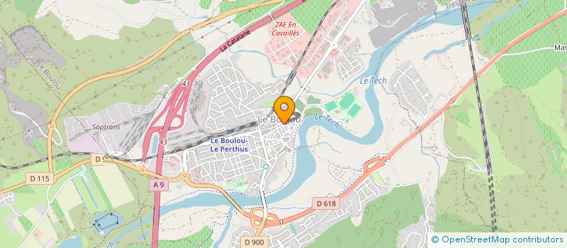 localisation de l'entreprise CIS-TINE à LE BOULOU