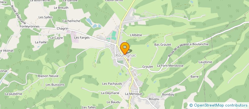 localisation de l'entreprise CISA IMMOBILIER à ROUFFIGNAC-SAINT-CERNIN-DE-REILHAC