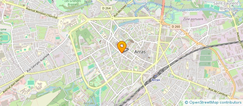 localisation de l'entreprise CISA SARL à ARRAS