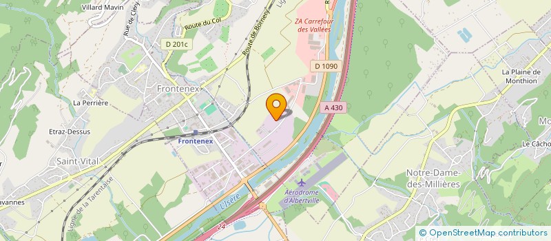 localisation de l'entreprise CISALP  SAINT-VITAL