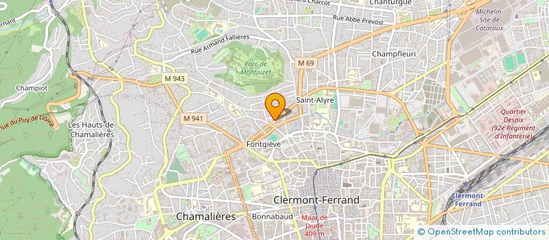 localisation de l'entreprise CISCA, CENTRE DE RECHERCHE ET DEVELOPPEMENT ET TRANSFERT EN INNOVATIONS SOCIALES CLERMONT AUVERGNE  CLERMONT-FERRAND