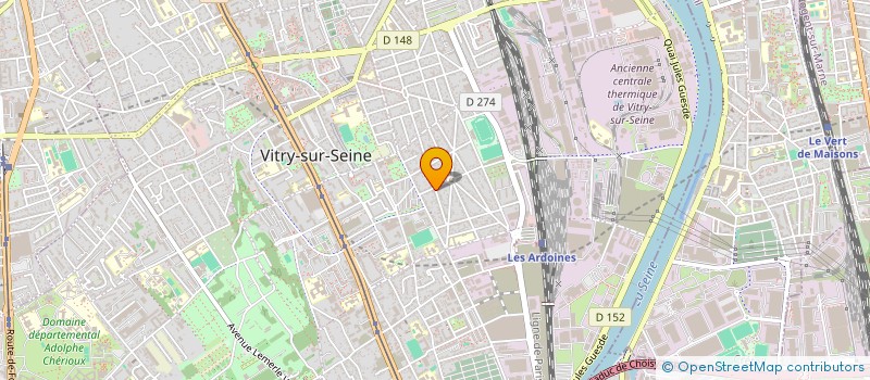 localisation de l'entreprise CISCO à VITRY-SUR-SEINE