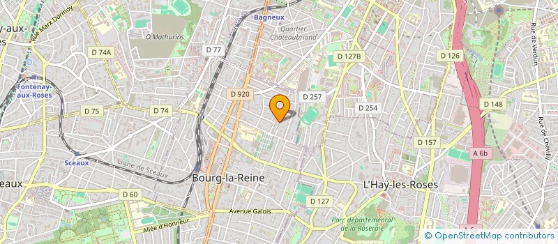 localisation de l'entreprise CISCO à BOURG-LA-REINE