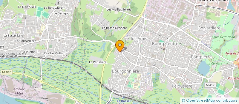 localisation de l'entreprise CISCO à SAINT-HERBLAIN