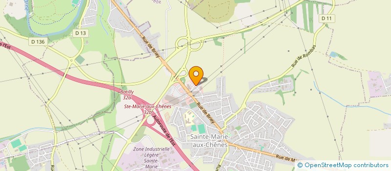 localisation de l'entreprise CISCO CONTROLE  SAINTE-MARIE-AUX-CHENES