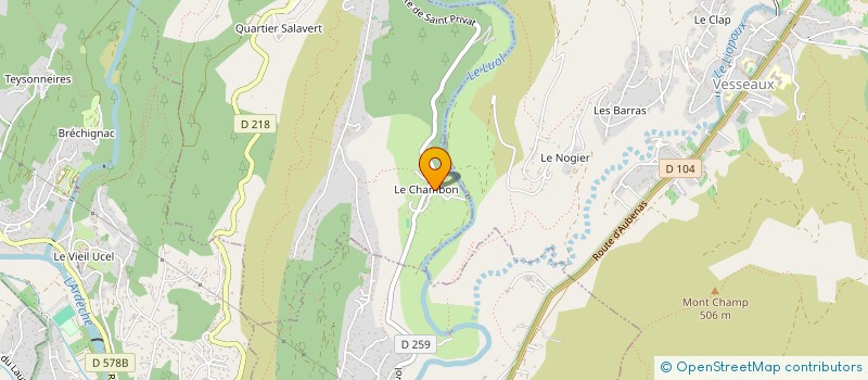 localisation de l'entreprise CISCOBAT à SAINT-JULIEN-DU-SERRE