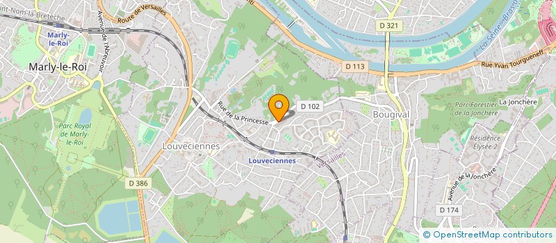 localisation de l'entreprise CISE MAINTENANCE à LOUVECIENNES
