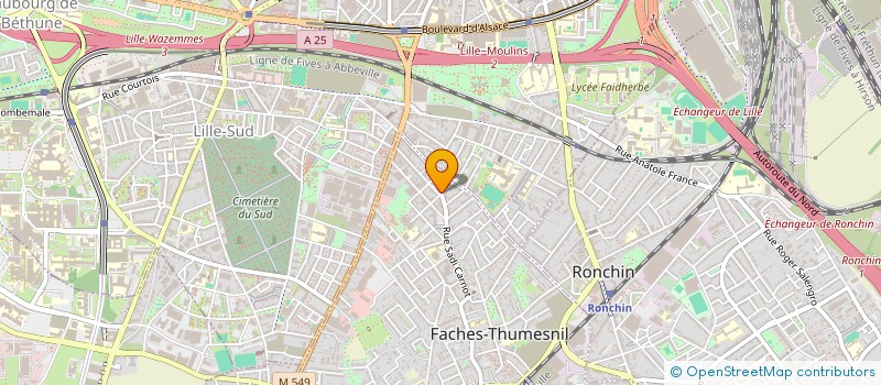 localisation de l'entreprise CISEAU DELUXE  FACHES-THUMESNIL