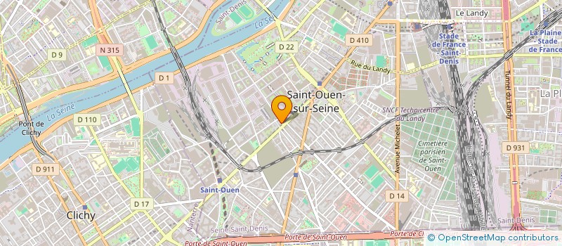 localisation de l'entreprise CISEAUX D'AUDRA  SAINT-OUEN-SUR-SEINE