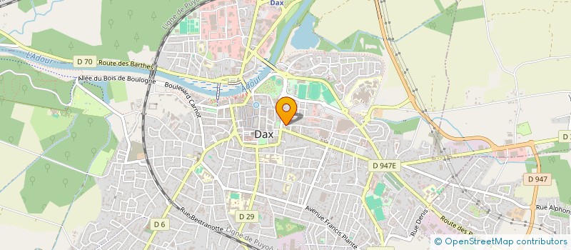 localisation de l'entreprise CISEAUX D OR 40 à DAX