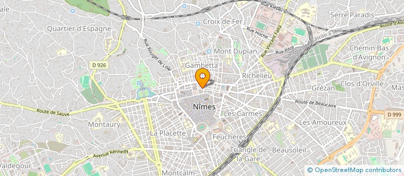 localisation de l'entreprise CISEAUX D'OR  NIMES