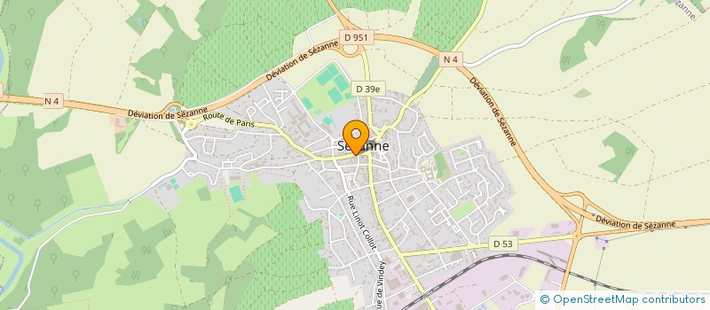 localisation de l'entreprise CISEAUX D'OR à SEZANNE