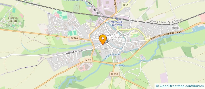 localisation de l'entreprise CISEAUX D'OR à VERNEUIL D'AVRE ET D'ITON