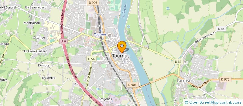 localisation de l'entreprise CISEAUX ET COMPAGNIE à TOURNUS