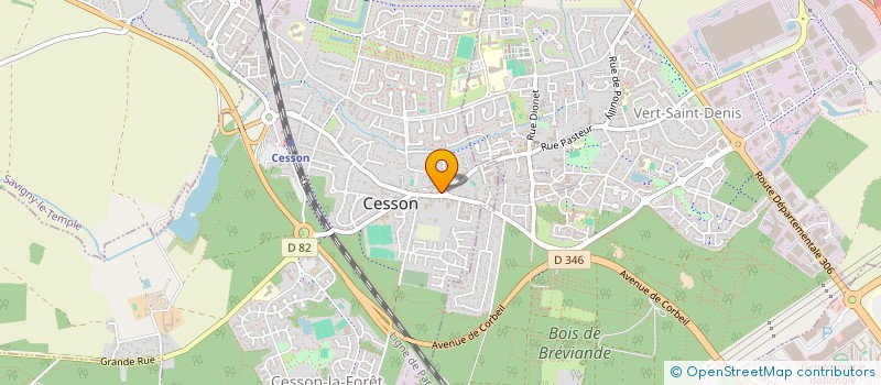 localisation de l'entreprise CISEAUX & HAIR  CESSON