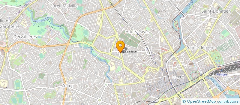 localisation de l'entreprise CISF INVEST à NANTES