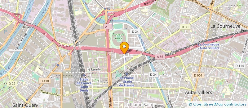 localisation de l'entreprise CISION  SAINT-DENIS