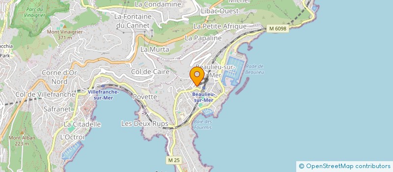 localisation de l'entreprise CISKA  BEAULIEU-SUR-MER