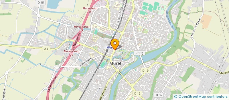 localisation de l'entreprise CISKADEAU INVESTISSEMENT  MURET