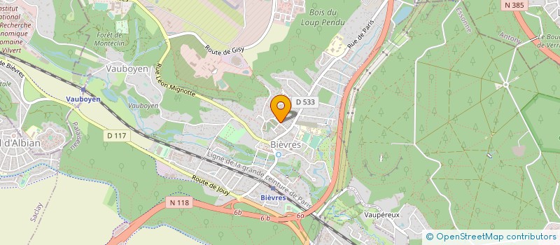localisation de l'entreprise CISMAC ELECTRONIQUE à BIEVRES