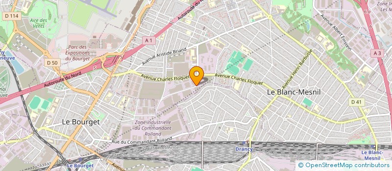 localisation de l'entreprise CISOXY PLAMONT SA à LE BLANC-MESNIL